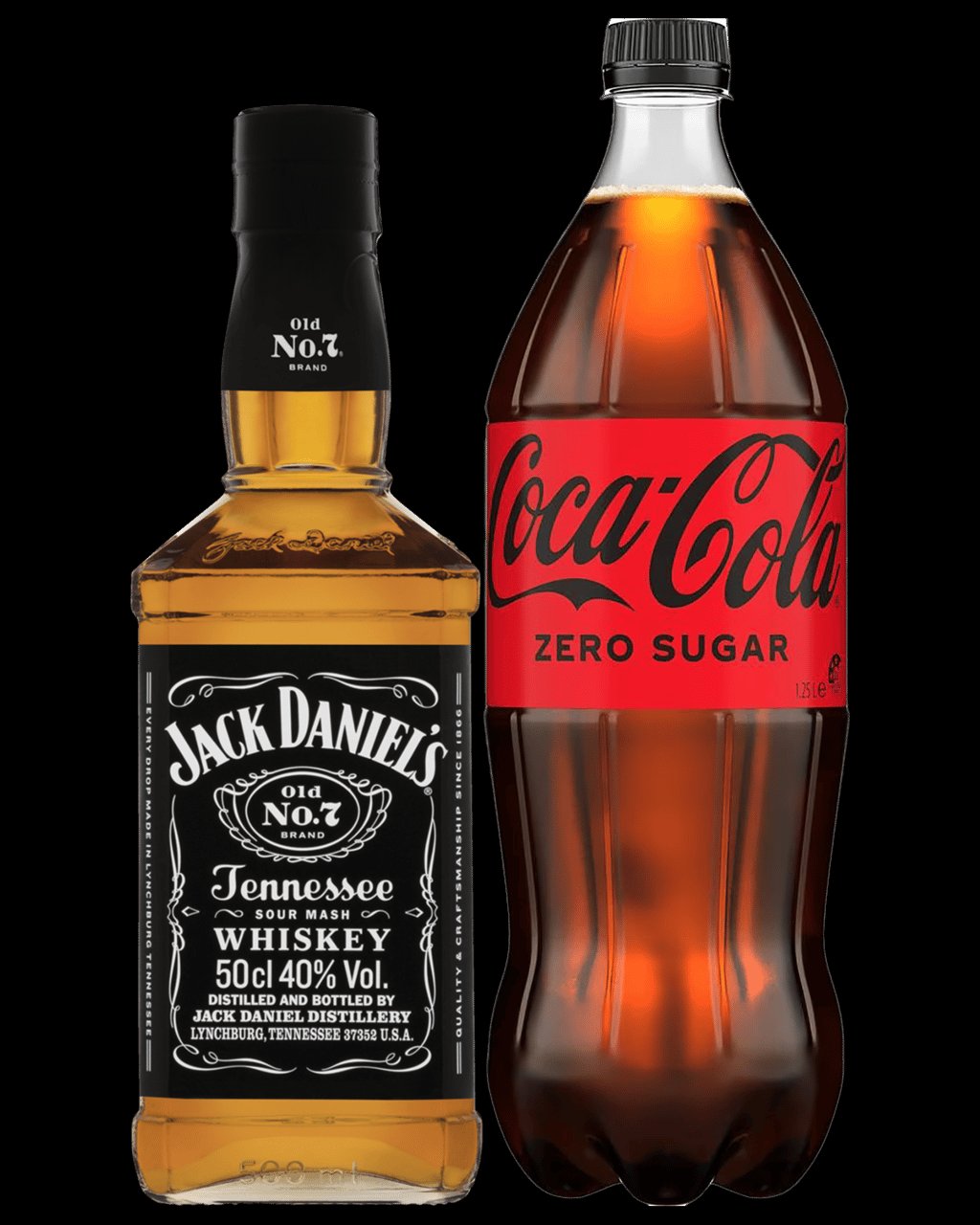 & Coca Cola Zero Sugar Bottle Bundle
